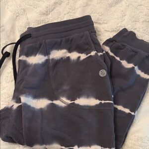 Torrid Charcoal and White Tie-Dye Joggers 0030